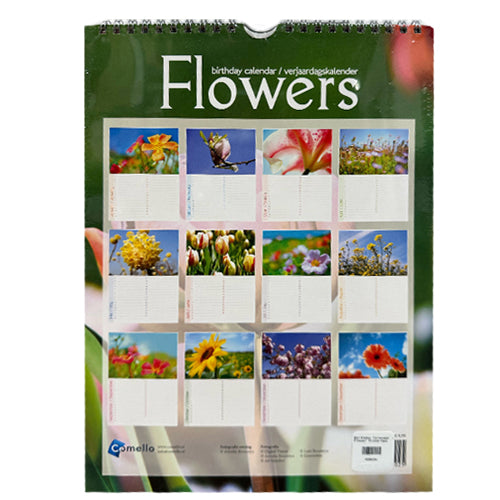 Birthday Calendar - Flower Close-Ups