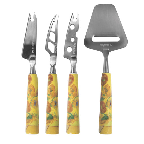 Cheese Knife Set - Mini Boska Van Gogh Sunflowers