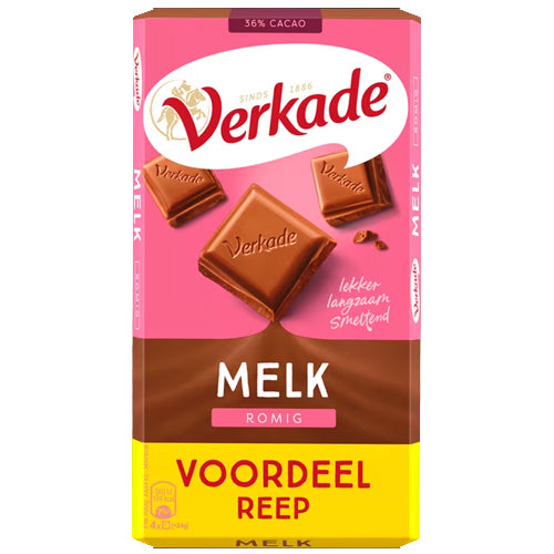 Verkade Chocolate Bar Milk - 192gr.