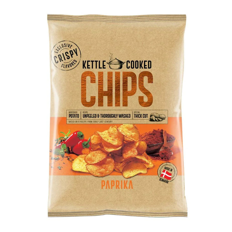 Crispy Kettle Cooked Chips (Paprika) - 150g