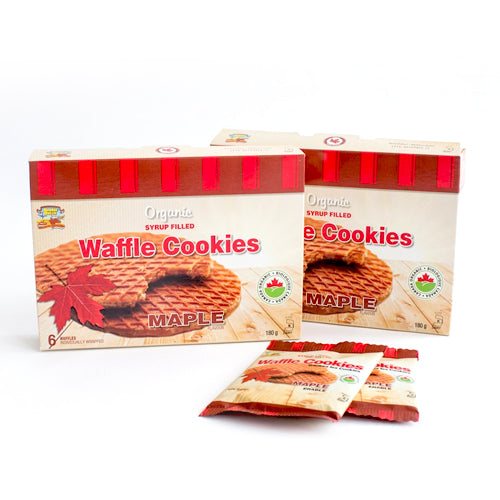 Double Dutch Organic Maple Syrup Waffles (Stroopwafels) - 180g