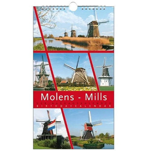 Birthday Calendar - Windmills