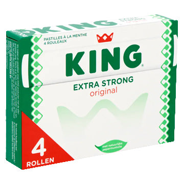 King Peppermint Extra Strong (4 Pack) - 176g.