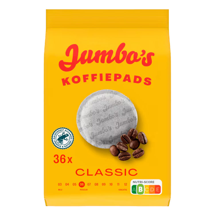 Jumbo Regular Roast (36 Pads) - 250g