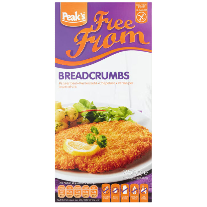 Peaks Bread Crumbs - Gluten Free - 250gr