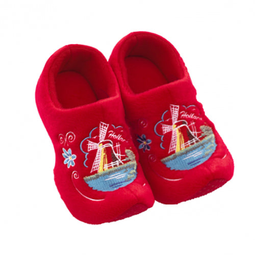 Slippers - Wooden Shoes (Windmill Red) Size 45-47