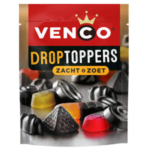 Venco Drop Toppers Zacht & Zoet - 225g