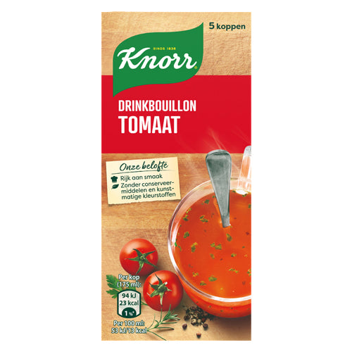 Knorr Tomato Drink Bouillon - (5x8.1gr) 40.5gr.
