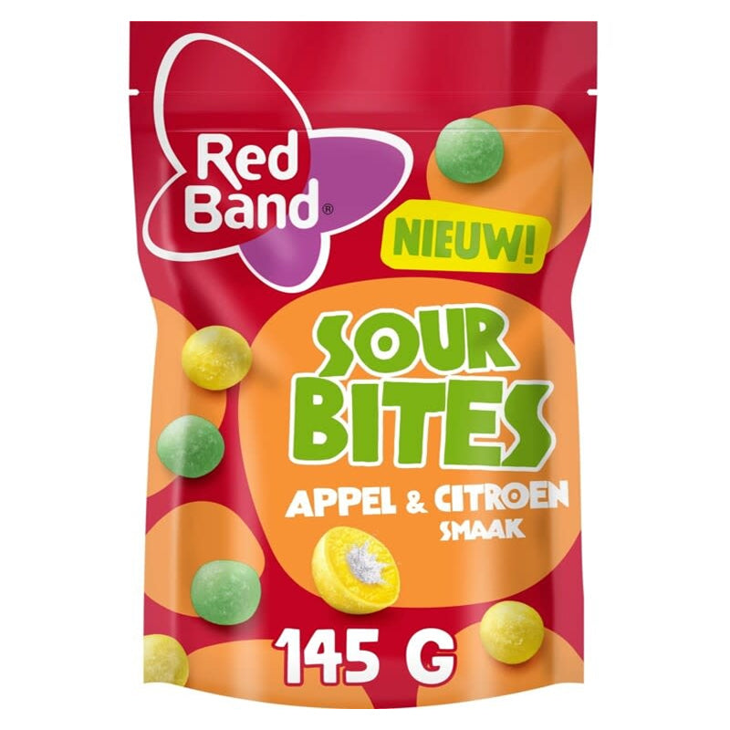 Red Band Apple & Lemon Sour Bites - 145g