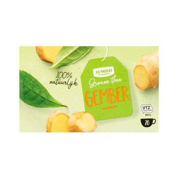 Jumbo Green Tea with Ginger - 20x1.7g