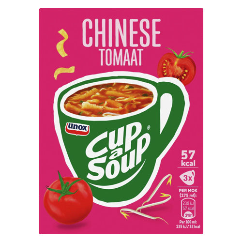 Unox Chinese Tomato Cup-A-Soup - 3x18g