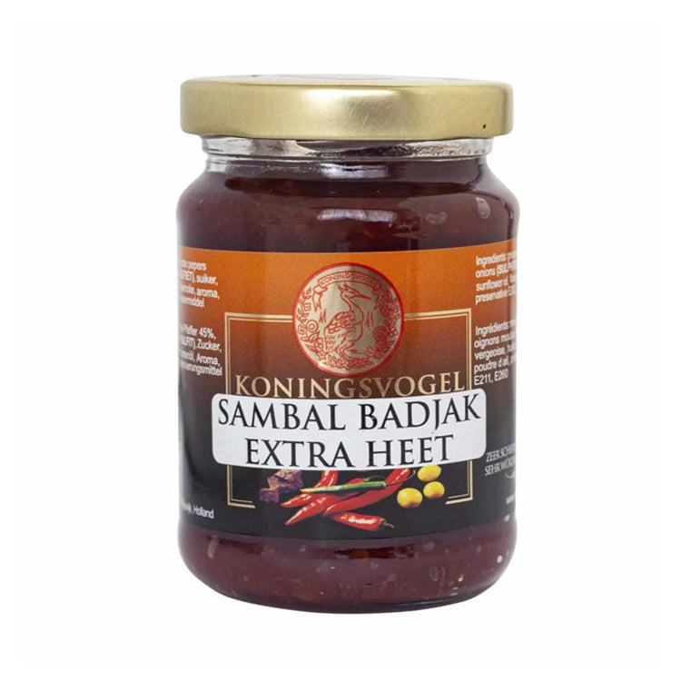 Koningsvogel Sambal Badjak (Hot) - 200g