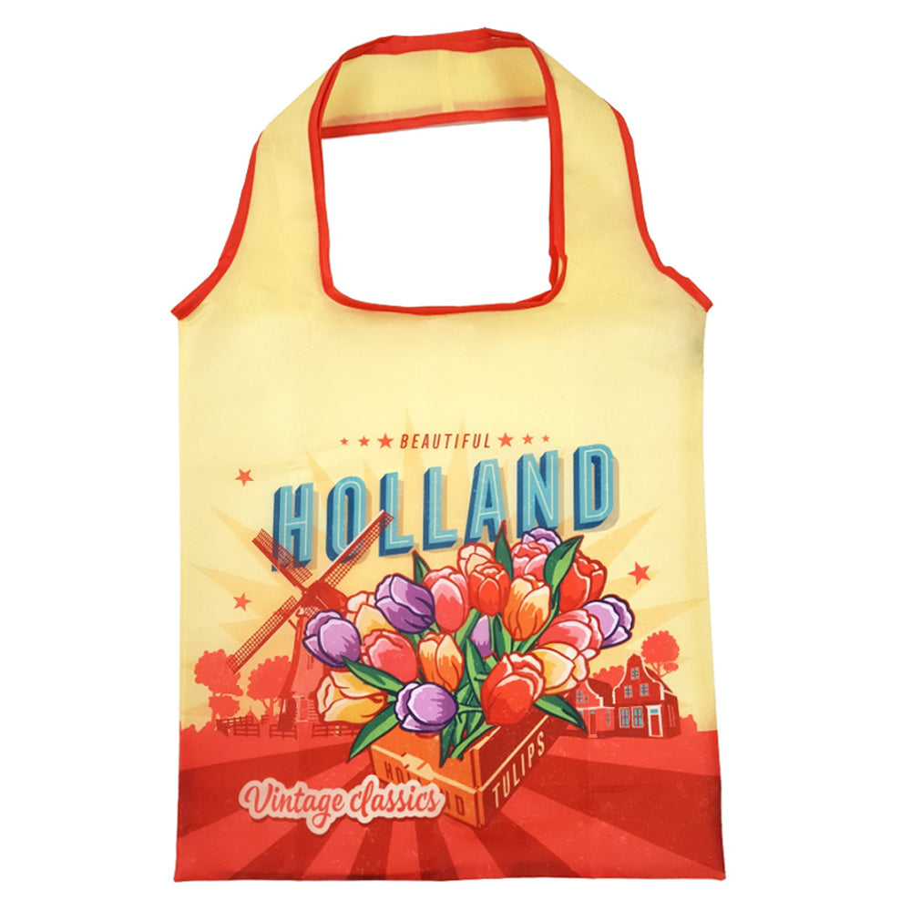 Shopping Bag - Foldable Holland Yellow Tulips