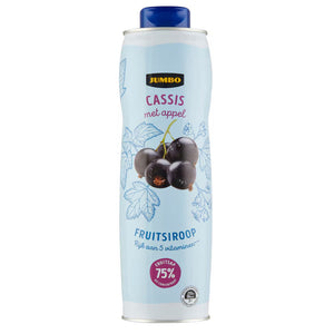 Jumbo Cassis Fruit Syrup - 750mL