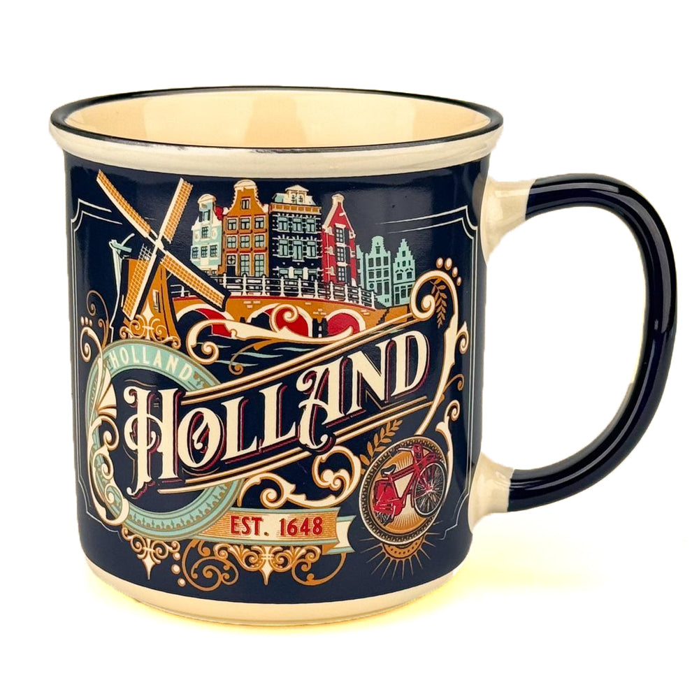 Mug - Vintage Holland Blue/Cream