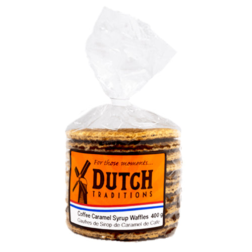 Dutch Traditions Coffee Syrup Waffles (Stroopwafels) - 400g