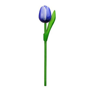 Tulips - Wood Blue/White (20cm)