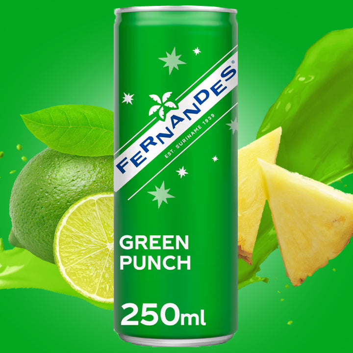 Fernandes Soda Green Punch Sparkling Lemonade - 250ml.