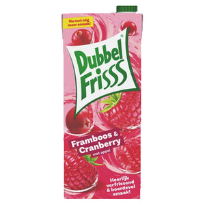 Dubbel Frisss Raspberry/Cranberry Juice - 1.5L
