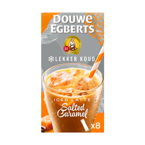 Douwe Egberts Salted Caramel Iced Latte - 8x17.8g