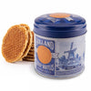 Stroopwafel Tin - Delft Blue with Mill