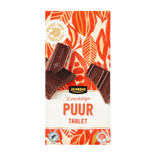 Jumbo Pure Chocolate Tablet - 200g.