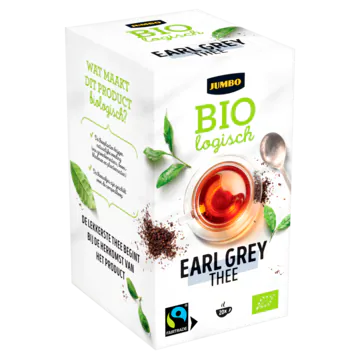 Jumbo Organic Earl Grey Tea - (20x1.75g)