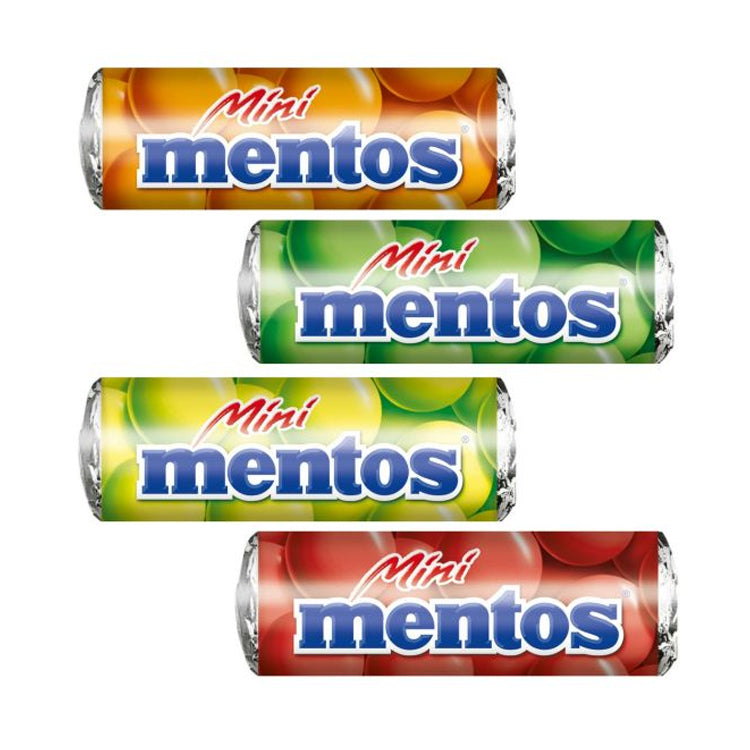 Mentos Mini Fruit Roll - 10.5g