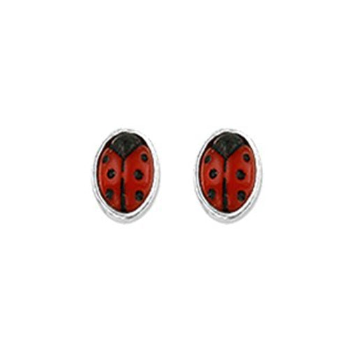 Ladybug Earrings - Stud (Tiny Bug)