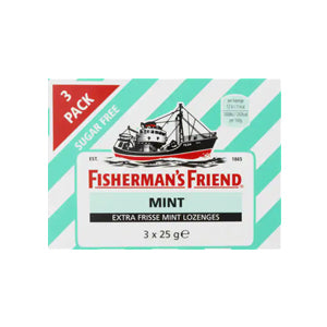 Fisherman's Friend Mint Sugar Free (3 Pack) - 75gr.