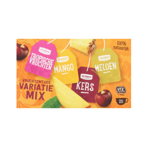 Jumbo Fruit Tea Variety Pack Orange - 20x1.5g