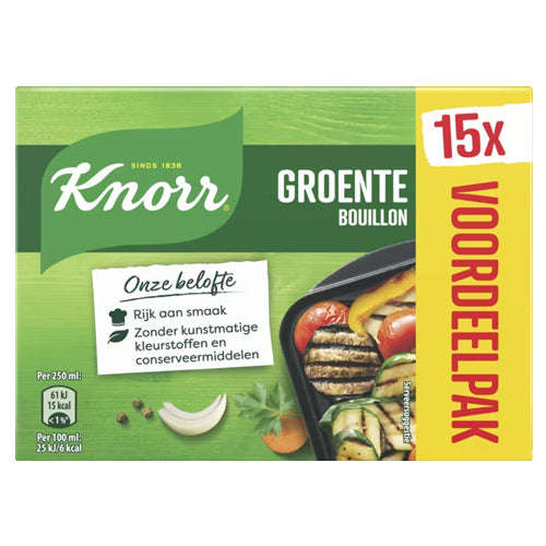 Knorr Vegetable Bouillon Cubes (15) - 150g
