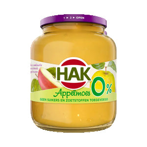 Hak Apple Sauce 0% (Appelmoes) - 700g