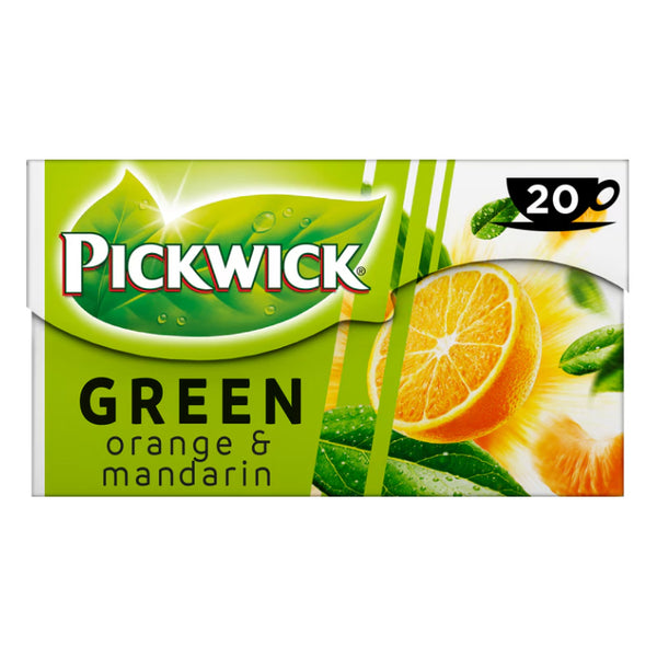 Pickwick Green Tea with Orange & Mandarin (20x1.5g)