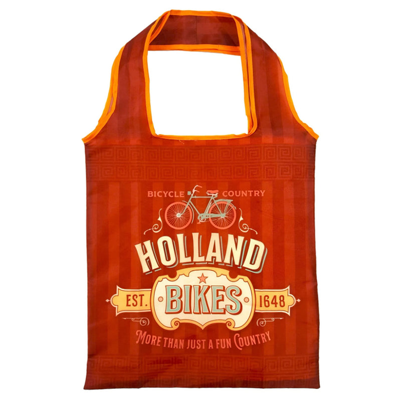 Shopping Bag - Foldable Holland Red Bikes