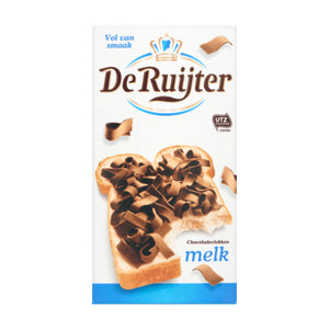 DeRuijter Milk Chocolate Flakes - 300g