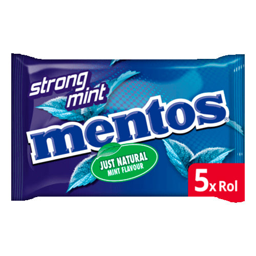 Mentos Strong Mint (5 Pack) - 187.5g