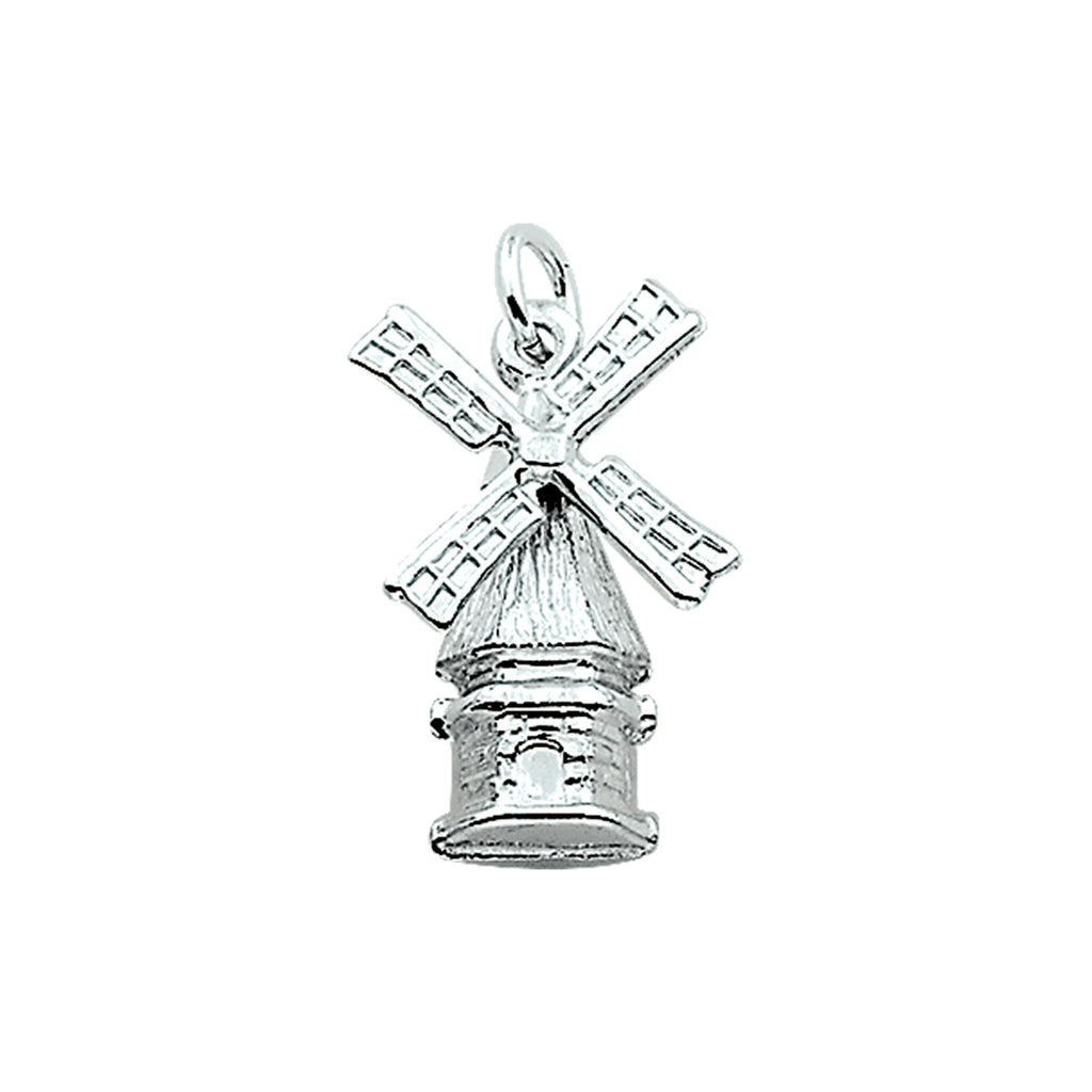 Charm - Silver Mill (Large)