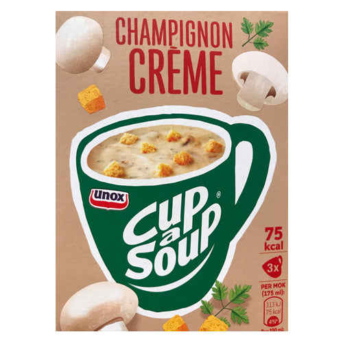 Unox Cream of Mushroom Cup-A-Soup - 3x17g.