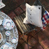 Boerenbont Pillow - Red/Blue Checkers  (50x50cm)