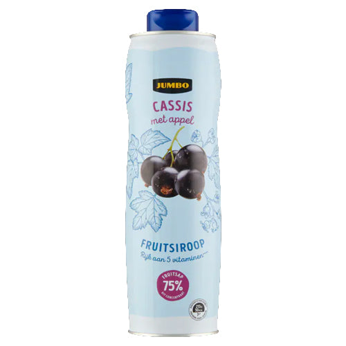 Jumbo Cassis Fruit Syrup - 750mL