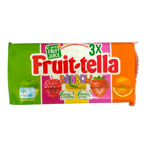 Fruit-tella Rainbow Roll (3 Pack)  - 123g