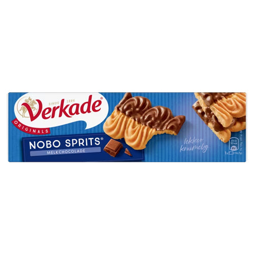 Verkade Nobo Sprits with Milk Chocolate - 150g