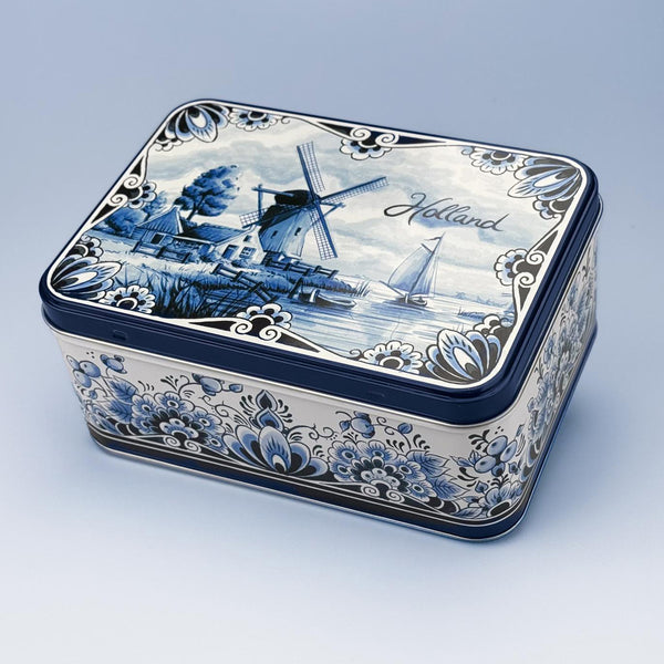 Speculaas Tin - Holland Delft Blue