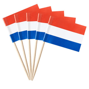 Tooth Picks - Dutch Flag (500 pieces)