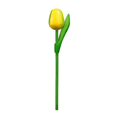 Tulips - Wood Yellow/Green (34cm)