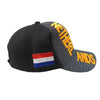 Hat - Holland Team 3D Baseball Cap (Black)