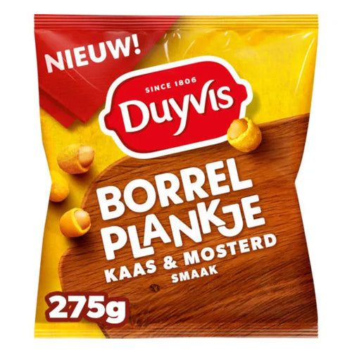 Duyvis Cheese & Mustard Nuts (Borrelnootjes) - 275g