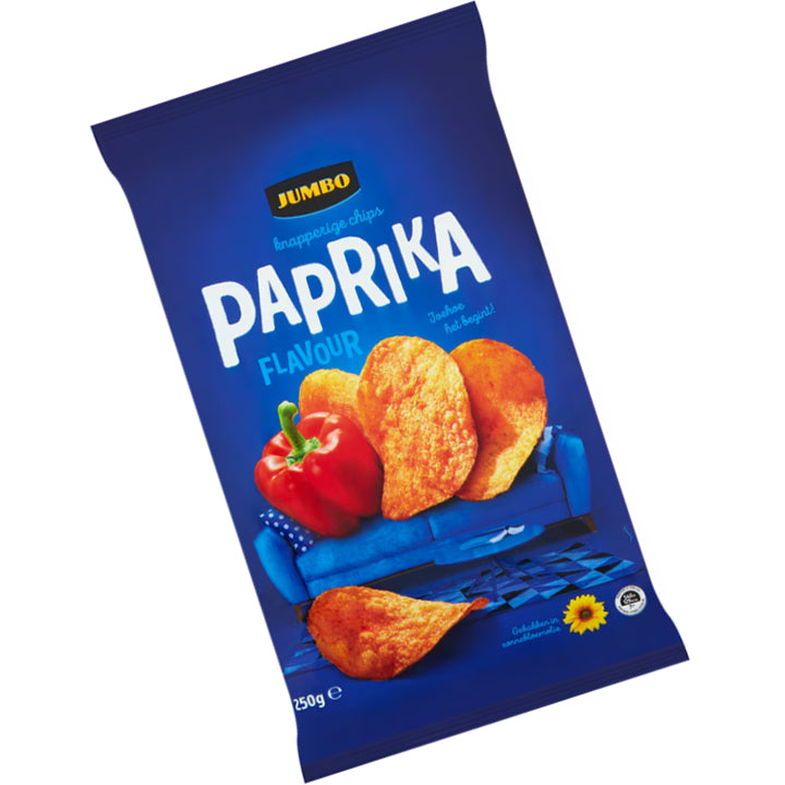 Jumbo Paprika Chips - 250g