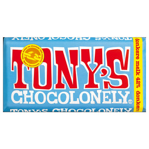 Tony's Dark Milk Chocolate Bar - 180g.